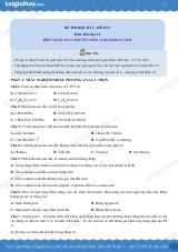 Đề thi học kì 1 Hóa 12 Cánh diều - Đề số 2